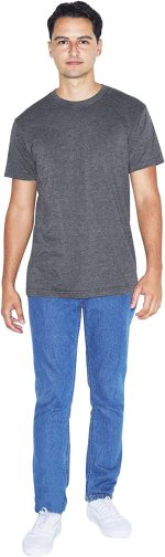 American Apparel 50/50 Crewneck Short Sleeve T-Shirt, 2-Pack - Image 2